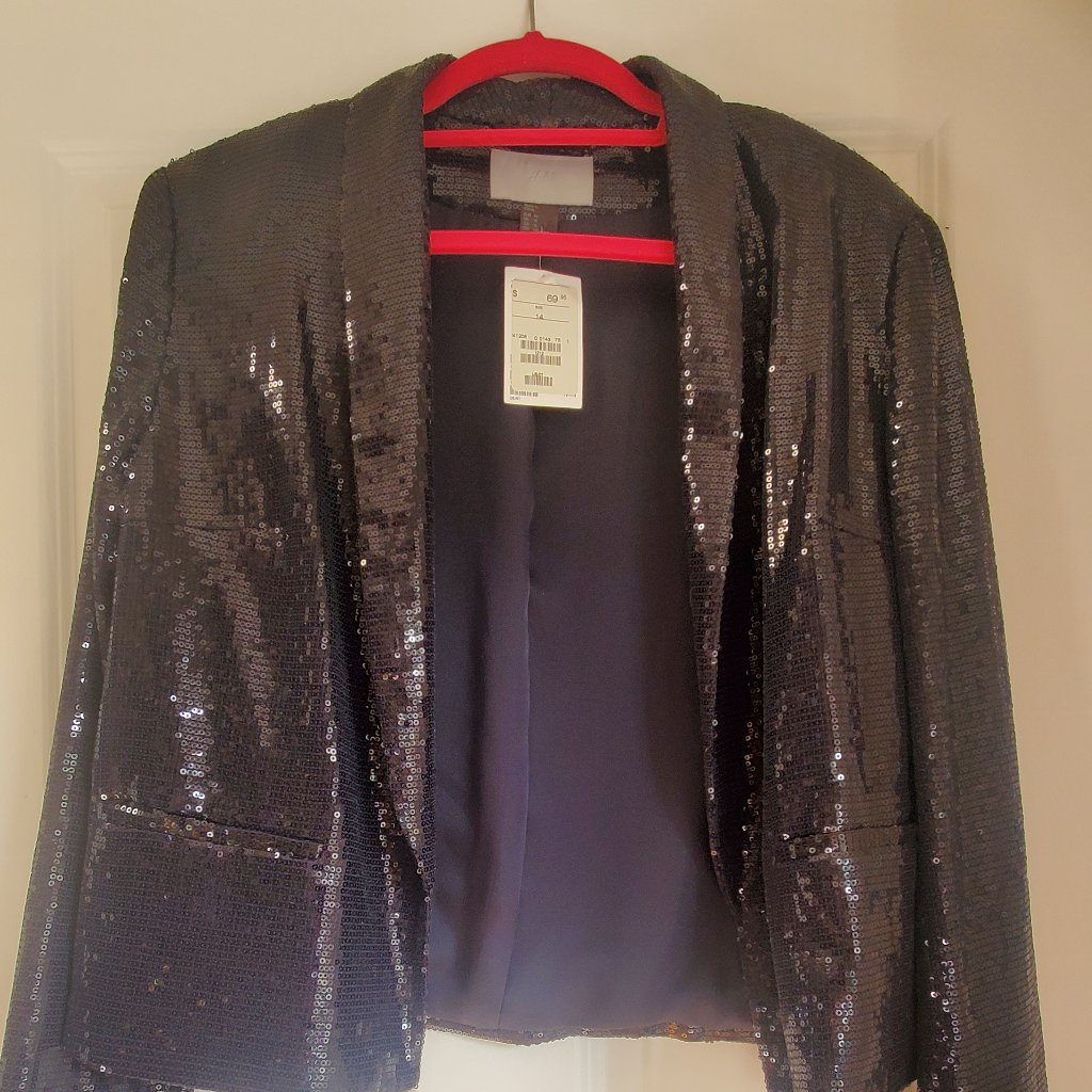 Black Sequence Blazer